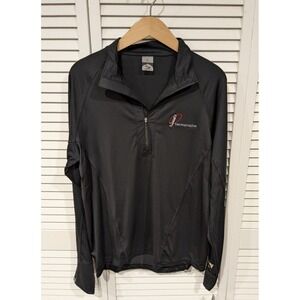 Storm Creek Men's M 1/4 Zip‎ Black UV Jacket Thumbholes Golf Pickleball NWT